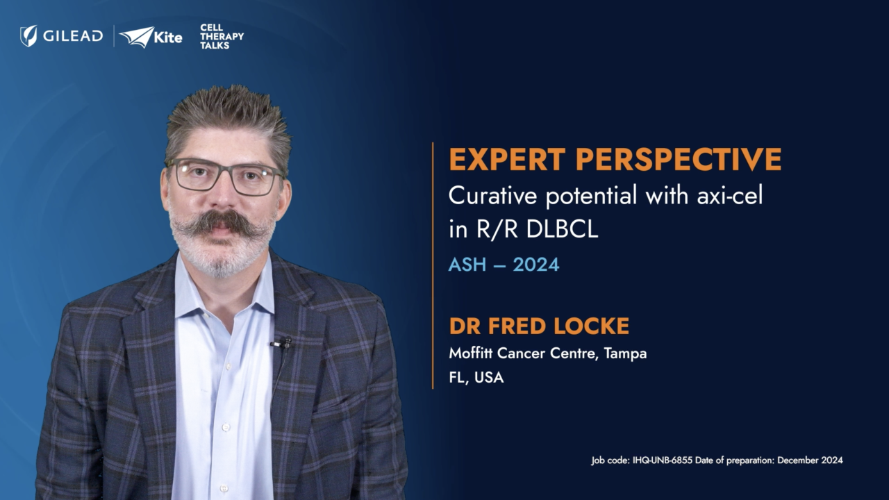  Dr Fred Locke explores Cost-effectiveness analysis: axi-cel vs. odronextamab in 3L+ DLBCL