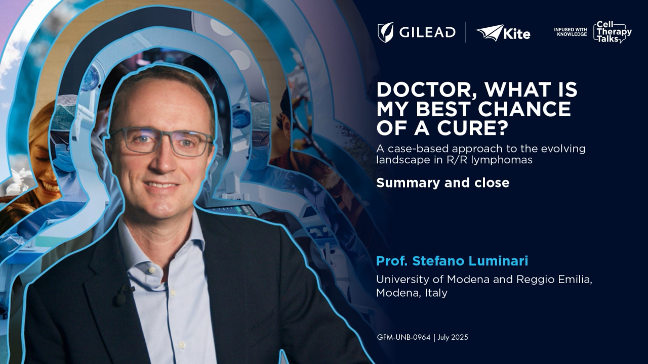 EHA 25 Lymphoma symposium - Prof. Luminari - Summary and Close