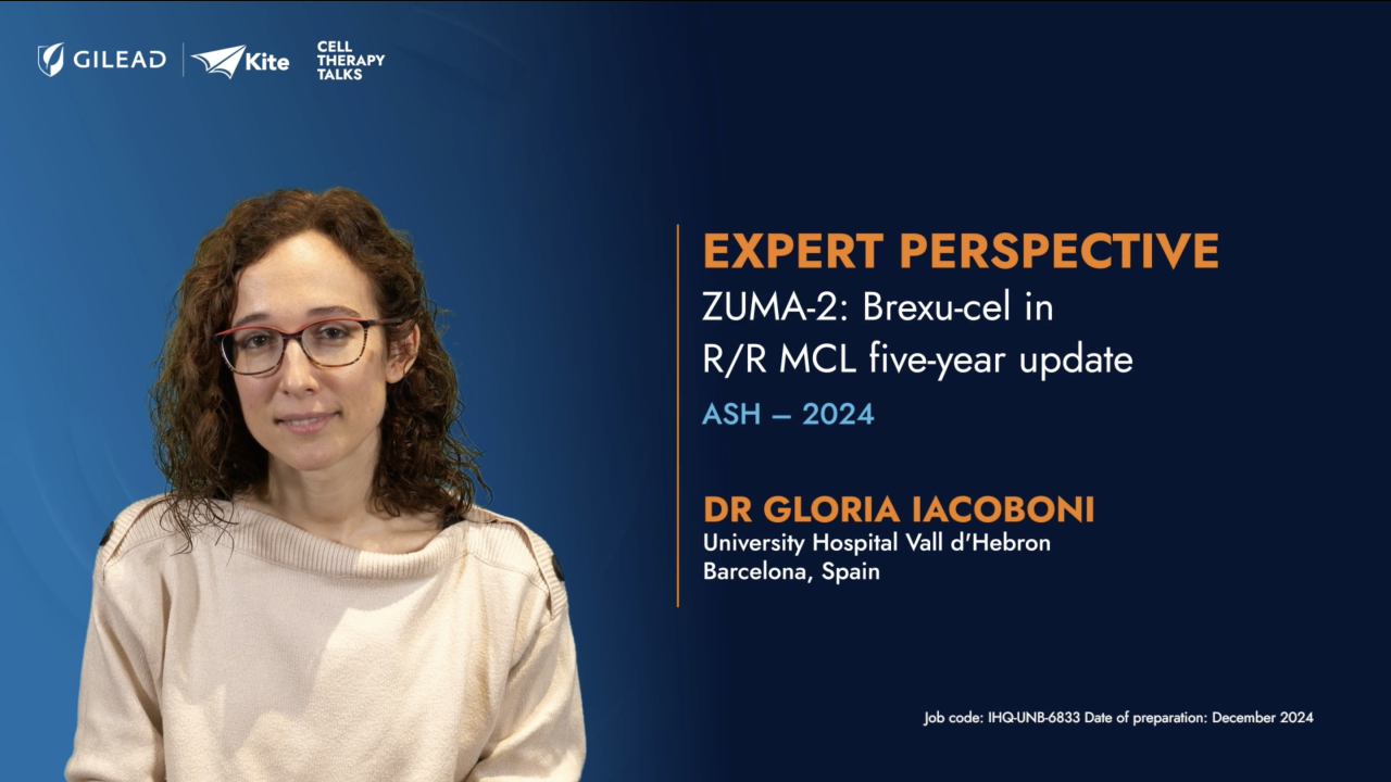  Dr Gloria Iacoboni of Valdebron University Hospital in Barcelona, Spain provides her perspective on the five-year update in ZUMA-2