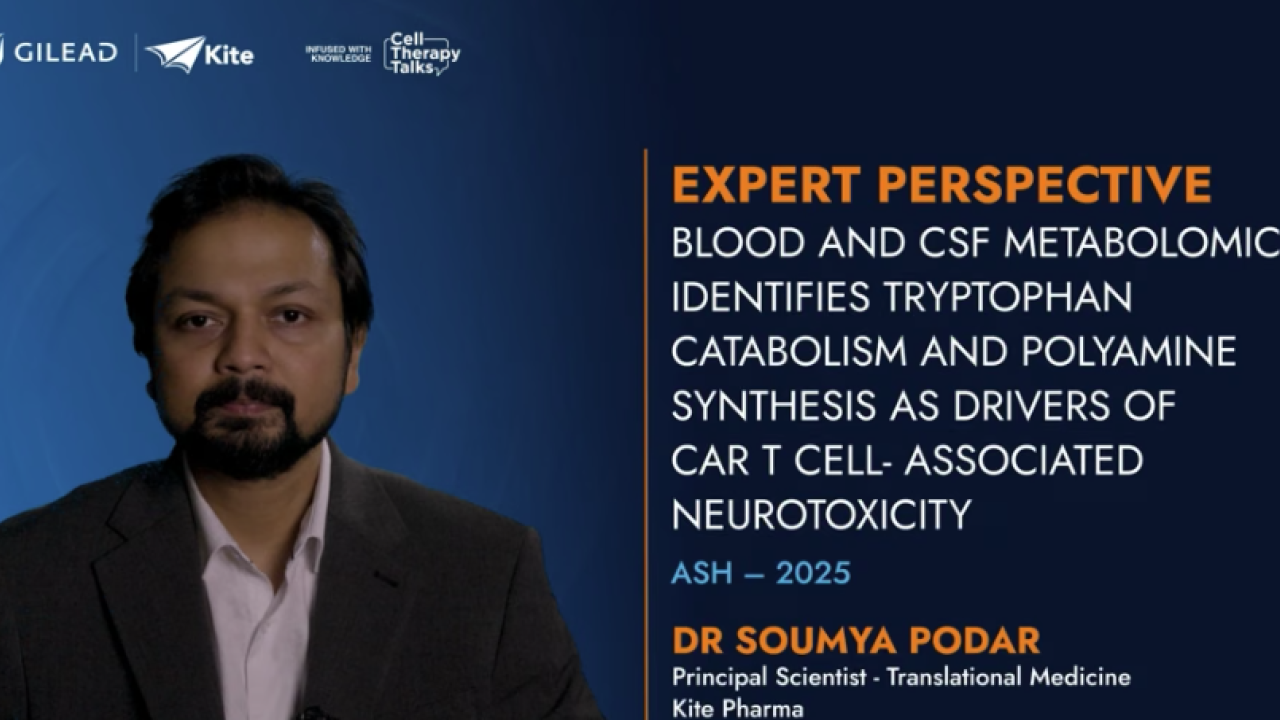 ASH 2025 Expert Perspective Soumya Podar